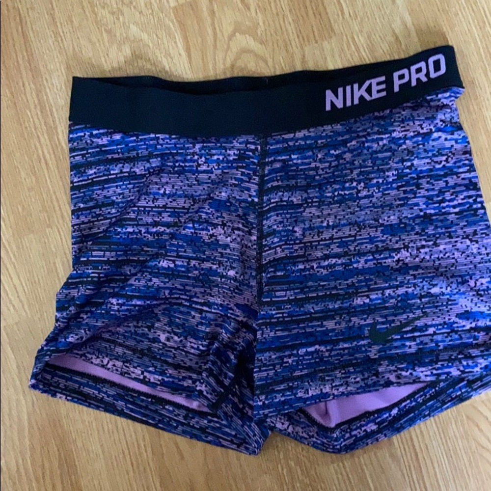 Nike pro spandex shorts